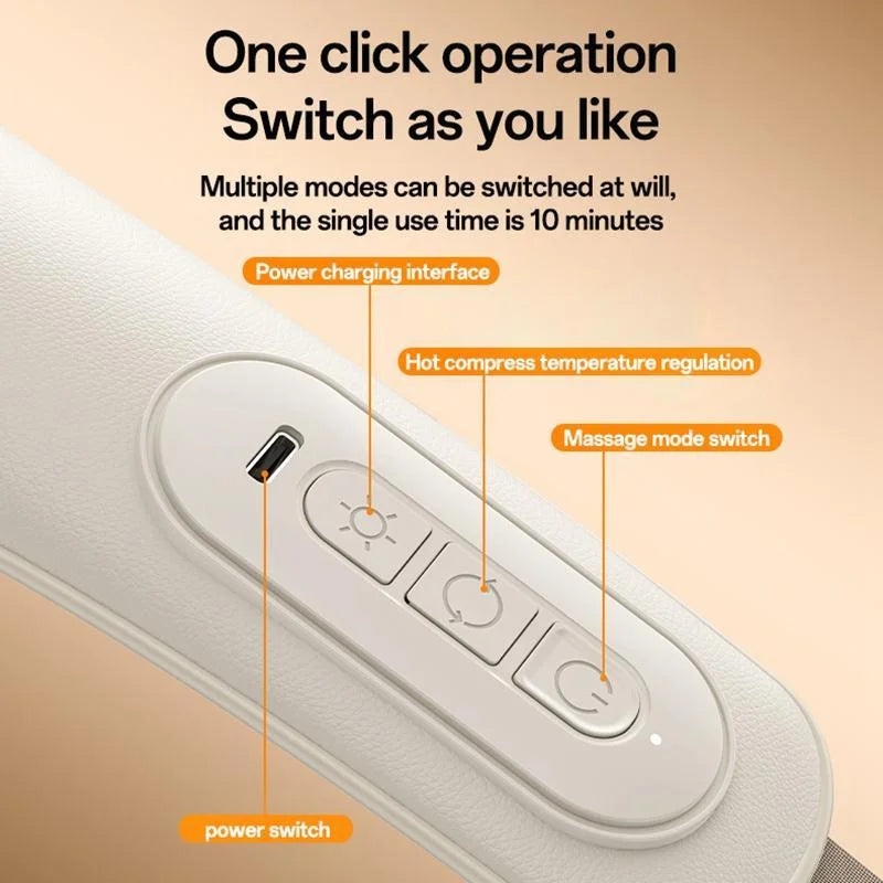 Yesido Mg11 Neck And Shoulder Massager 3 Modes White