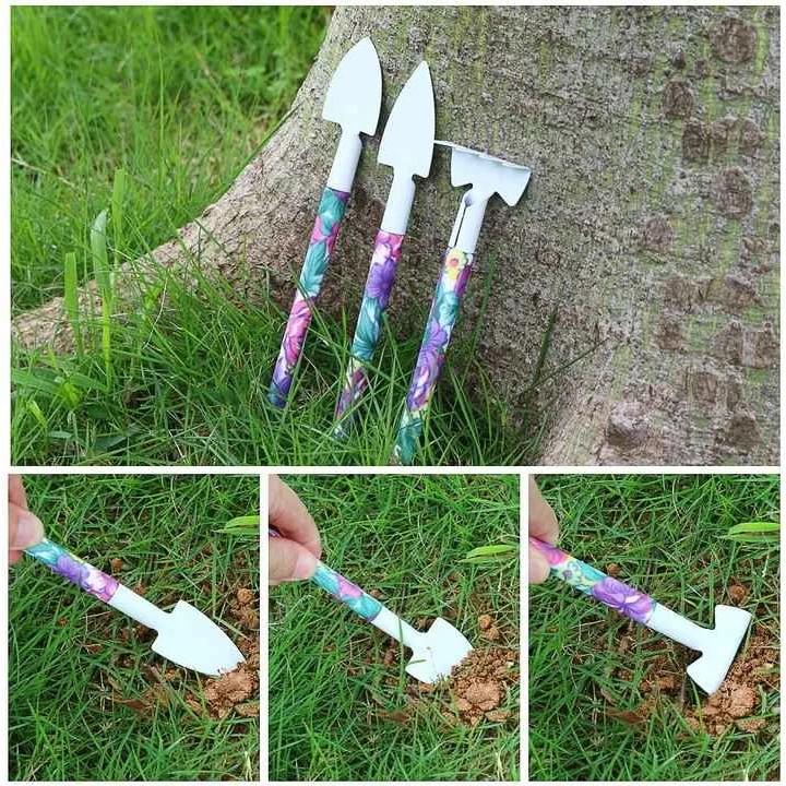 YL/L05 Green 5-Piece Compact Gardening Tool Set
