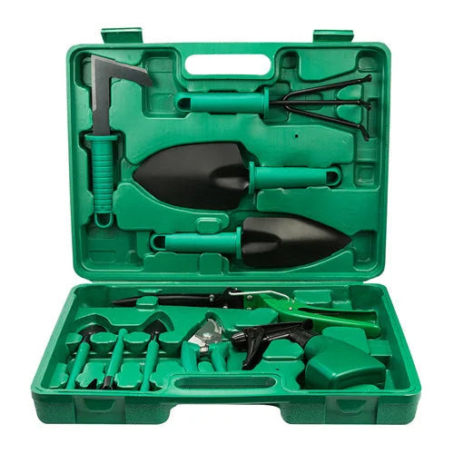 YL/L10 Green 10-Piece Floral Gardening Tool Set
