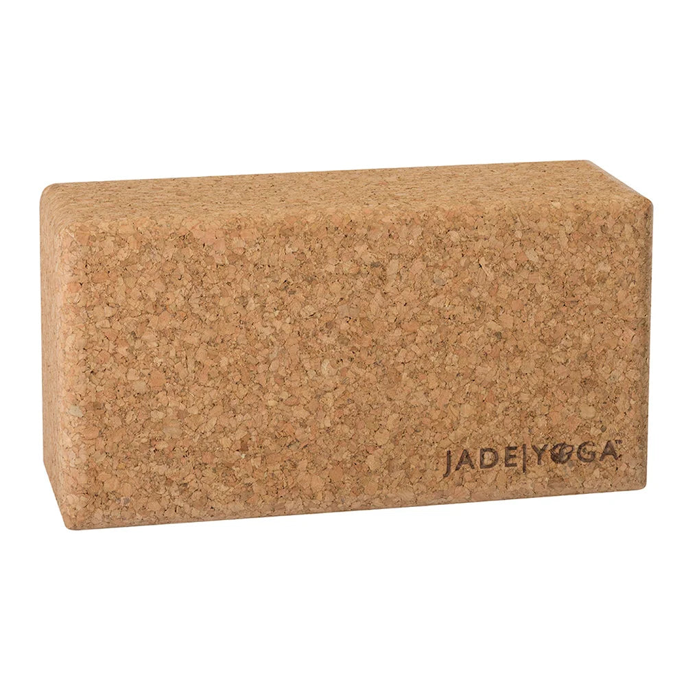 Yoga Block Jade Yoga Cork Small - Sports & Fitness