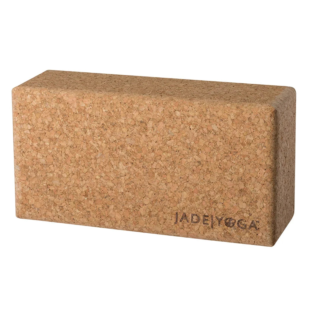 Yoga Block Jade Yoga Cork Small - Sports & Fitness
