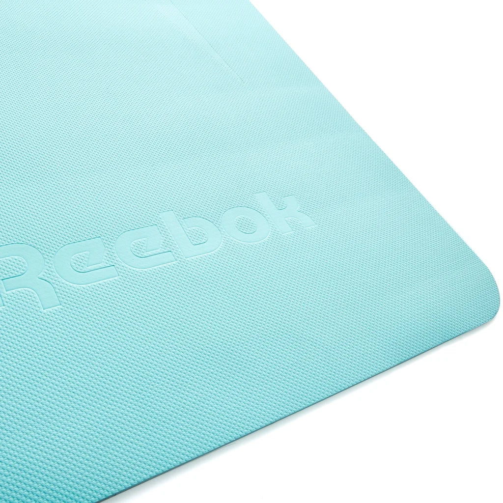 Yoga Mat 1.76m x 0.61m x 5mm Blue Reebok - Sports & Fitness