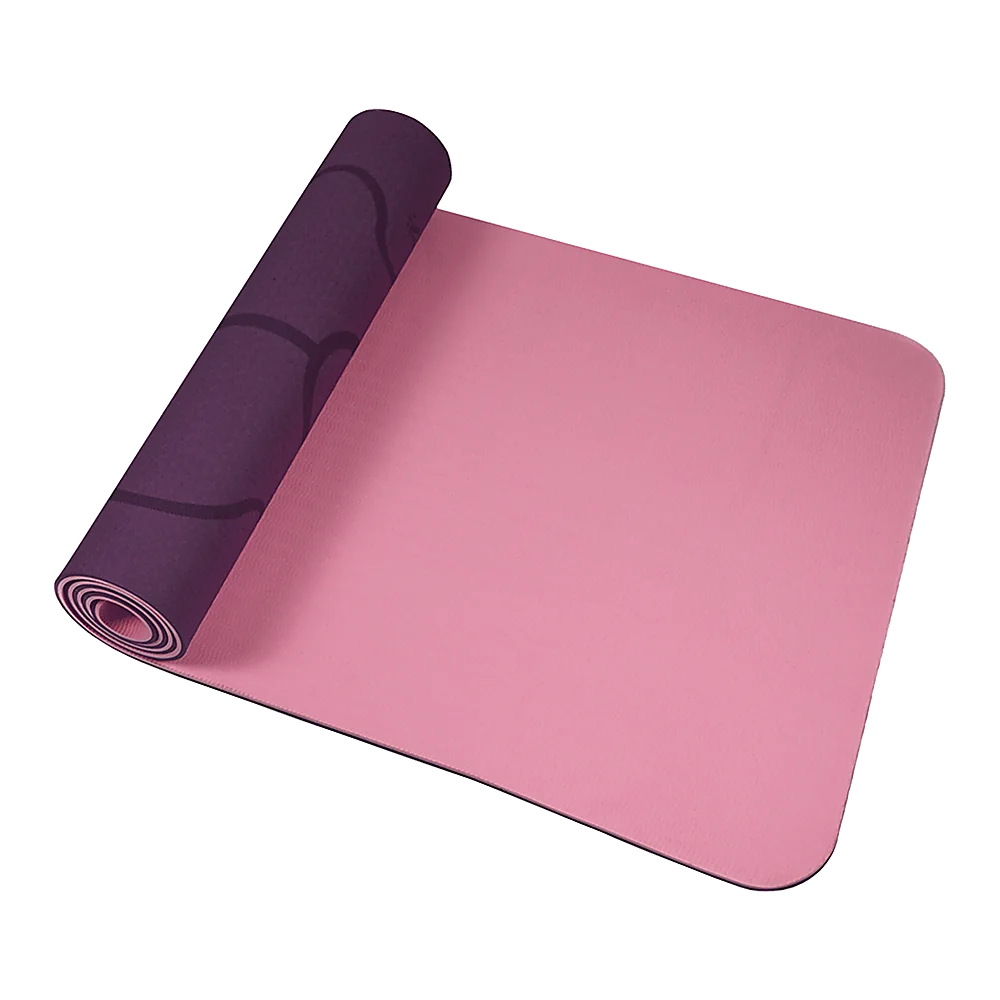 Yoga Mat 8mm TPE Exercise Fitness Gym Pilates Non-Slip Dual
