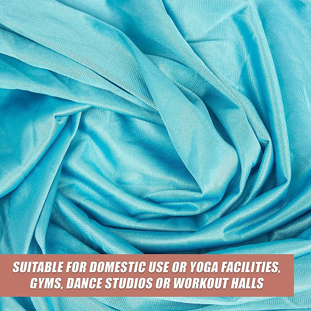 Yoga Pilates Aerial Silk Kit 5x2.8m Swing Anti-Gravity