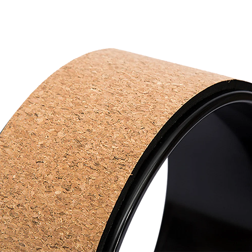 Yoga Pilates Wheel Cork Circle Prop Back Chest Hips Abdomen