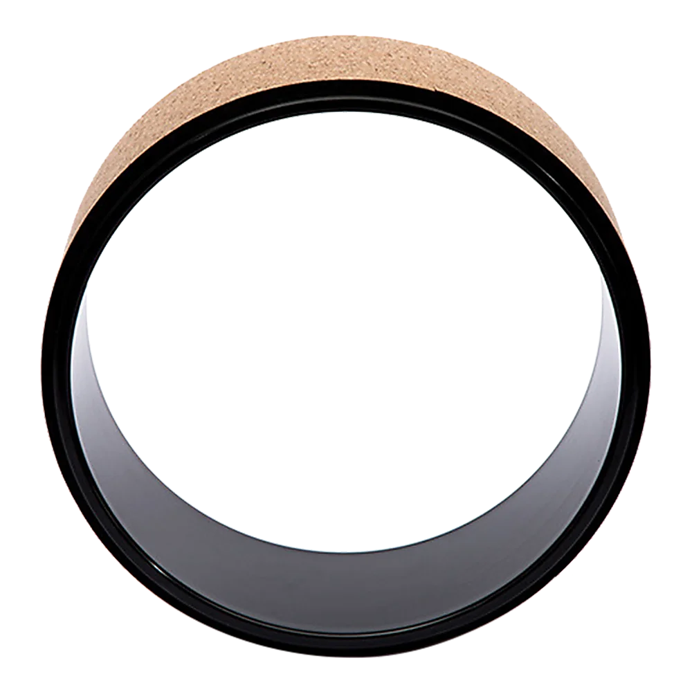 Yoga Pilates Wheel Cork Circle Prop Back Chest Hips Abdomen