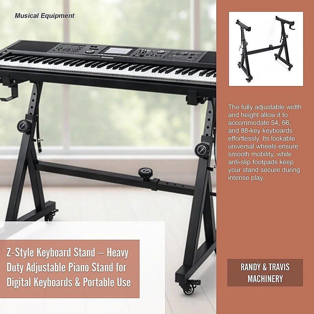 Z-style Keyboard Stand Heavy-Duty Piano Stand Portable
