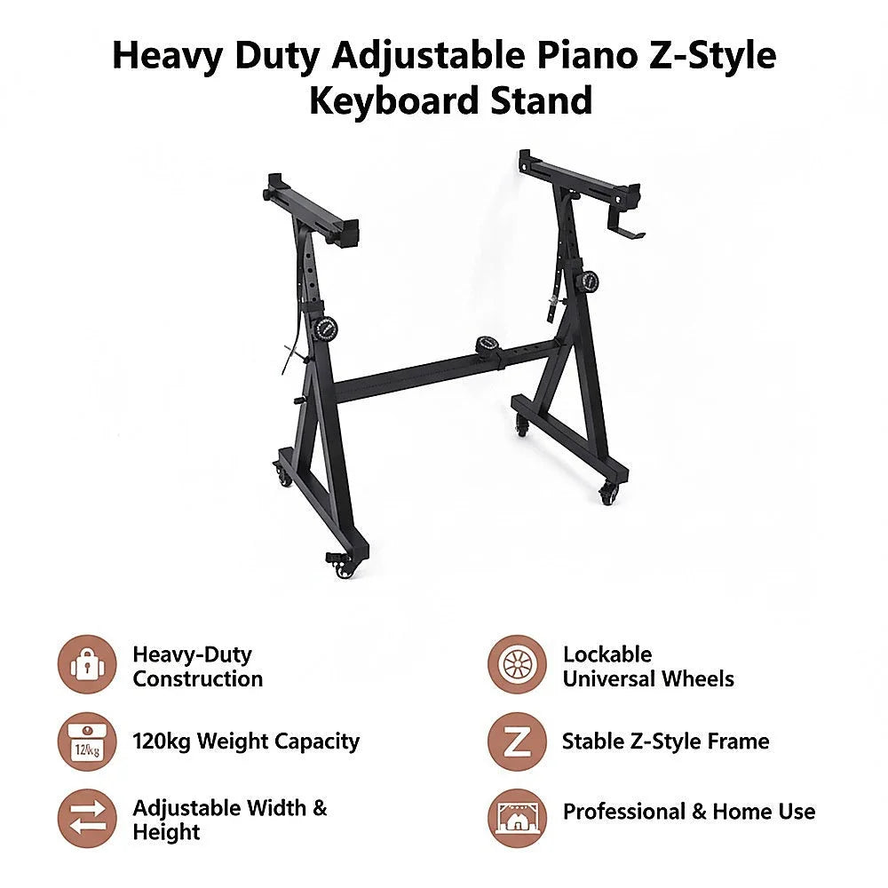 Z-style Keyboard Stand Heavy-Duty Piano Stand Portable