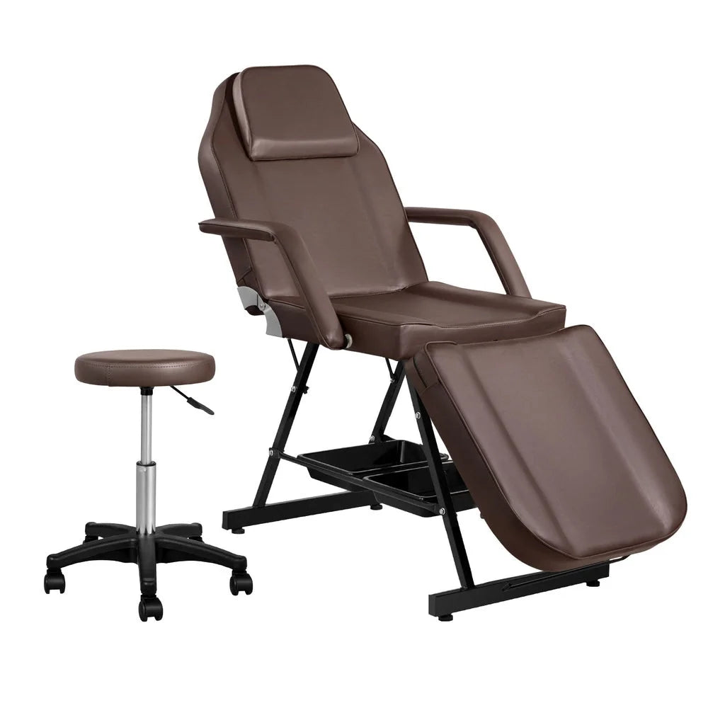 Zenses Massage Table Adjustable Salon Bed Chair 3-Fold