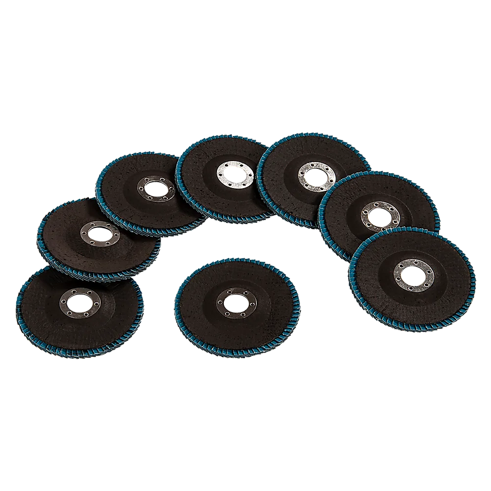 115mm zirconia flap disc with boxed accessories and matching pieces