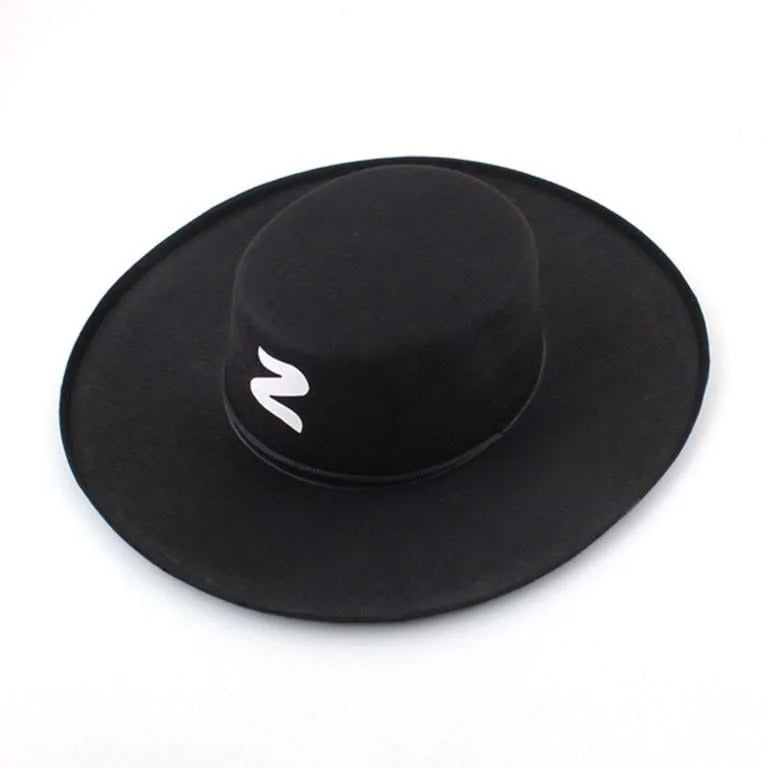 Zorro Hat Spanish Bandit Adult/Children Costume Party