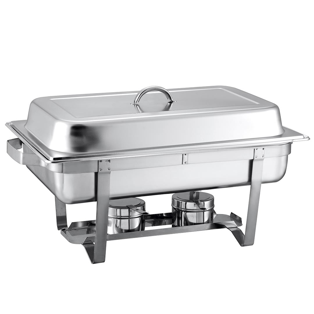 Premium 4.5L Dual Tray Stainless Steel Chafing Food Warmer Catering Dish - image2