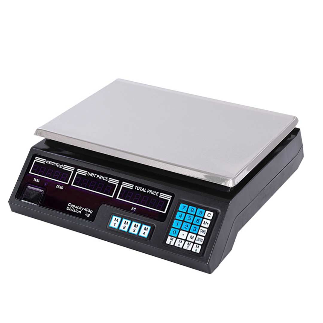 Premium Digital Commercial Kitchen Scales Shop Electronic Weight Scale Food 40kg/5g - image1