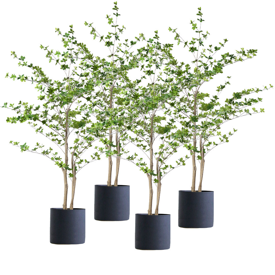 4X 150cm Green Artificial Indoor Watercress Tree Fake Plant Simulation Decorative - image1