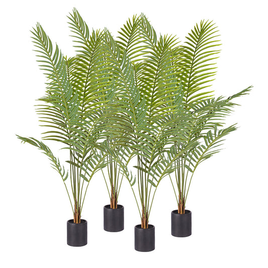 Premium 4X 180cm Green Artificial Indoor Rogue Areca Palm Tree Fake Tropical Plant Home Office Decor - image1