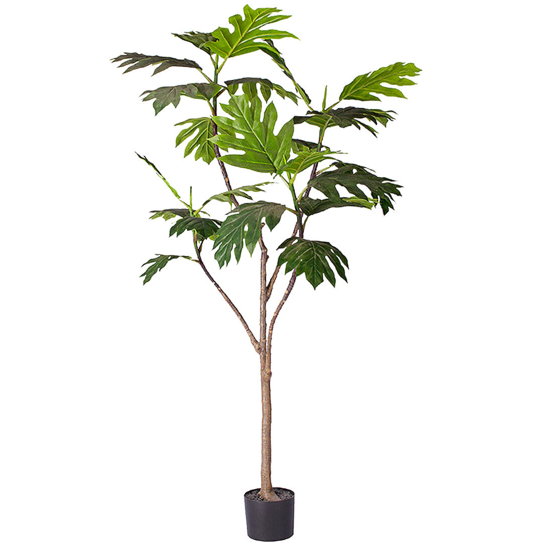 Premium 180cm Artificial Natural Green Split-Leaf Philodendron Tree Fake Tropical Indoor Plant Home Office Decor - image1