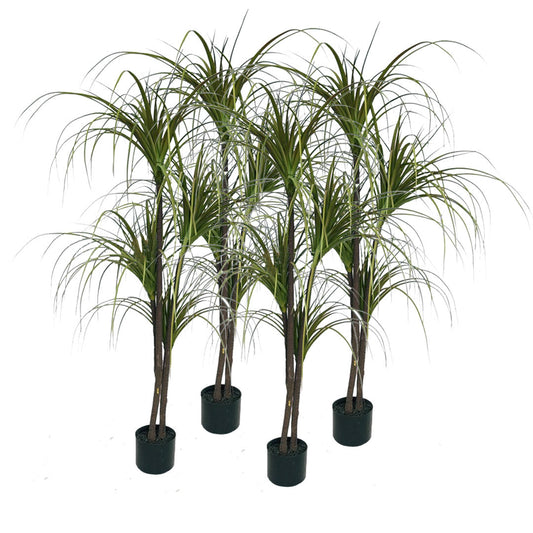 Premium 4X 150cm Green Artificial Indoor Dragon Blood Tree Fake Plant Simulation Decorative - image1