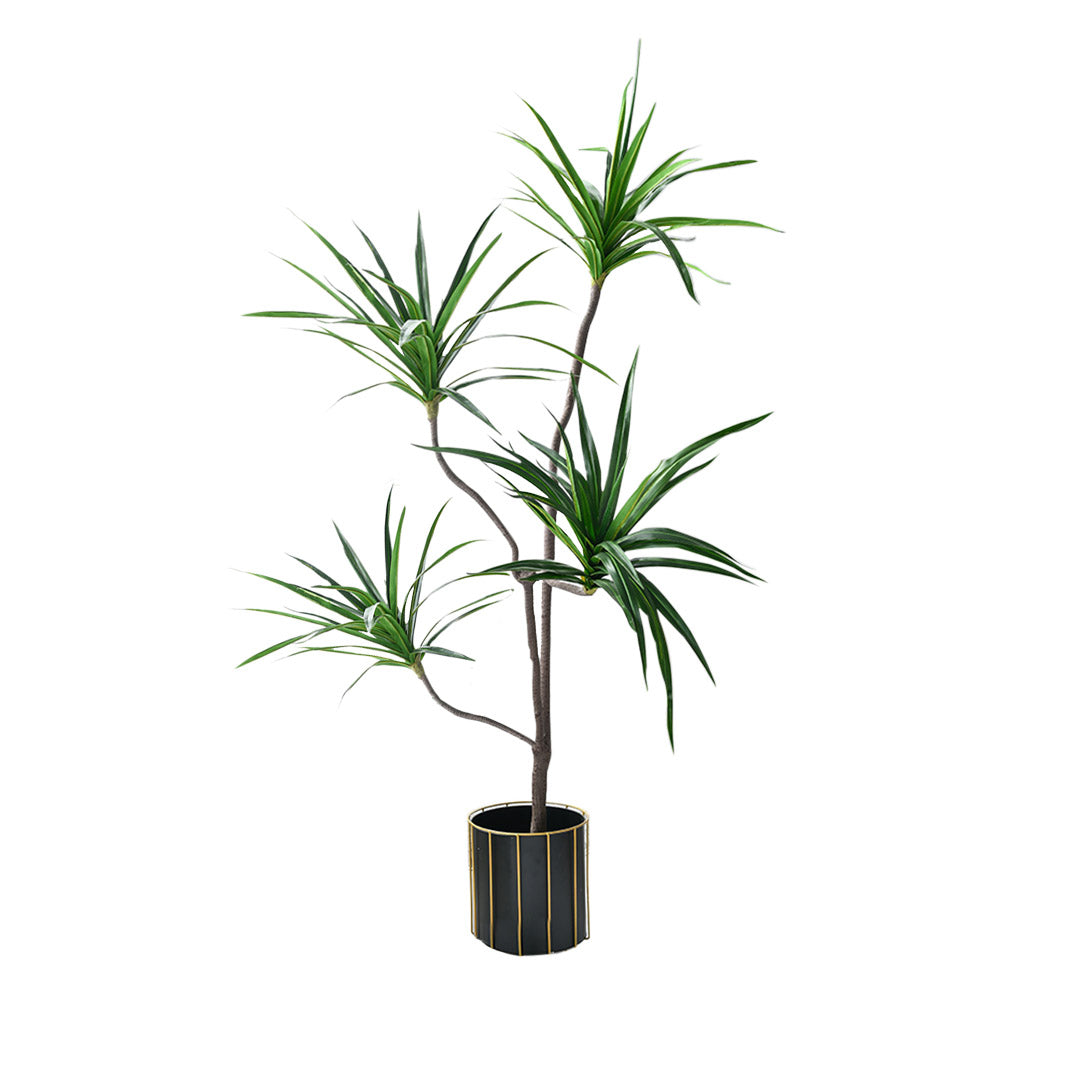 Premium 180cm Green Artificial Indoor Brazlian Iron Tree Fake Plant Decorative 4 Heads - image1