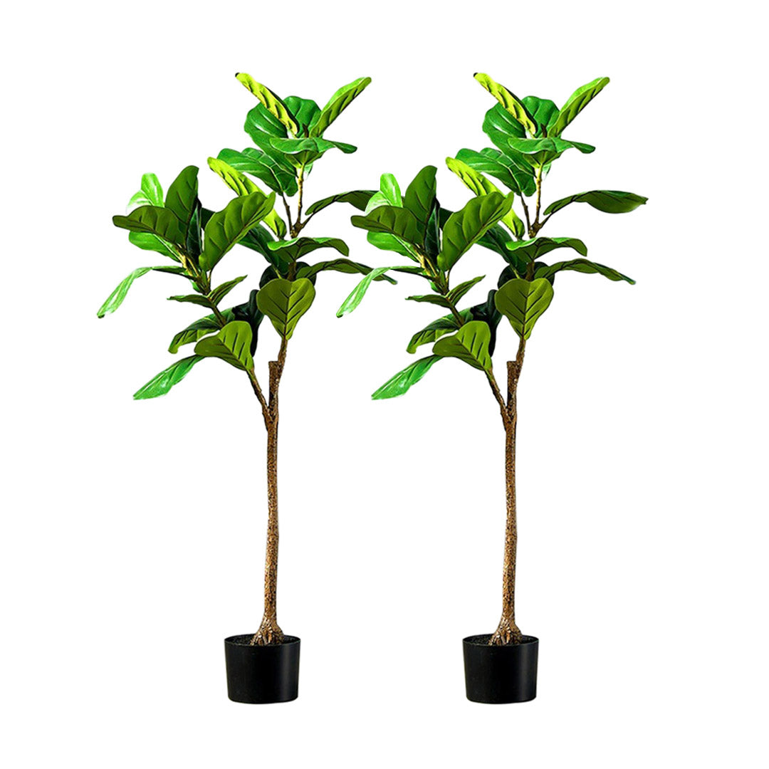 Premium 2X 120cm Green Artificial Indoor Qin Yerong Tree Fake Plant Simulation Decorative - image1