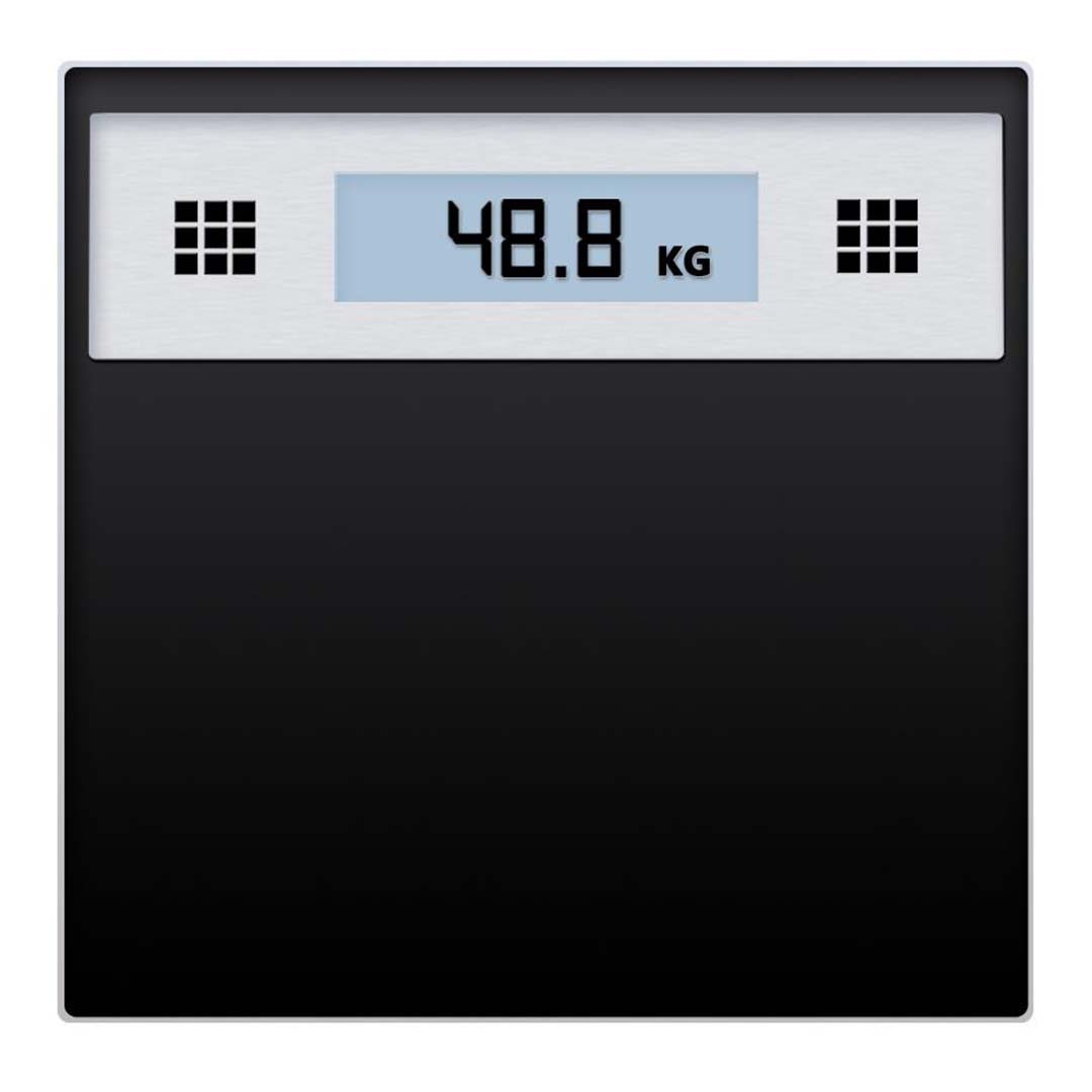 Premium 180kg Electronic Talking Scale Weight Fitness Glass Bathroom Scale LCD Display Stainless - image1
