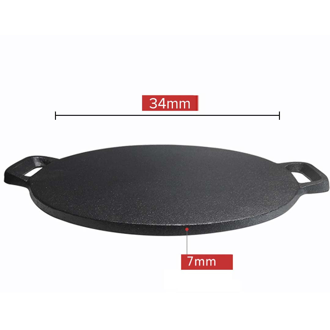Premium Electric Smart Induction Cooktop and 34cm Cast Iron Induction Crepe Pan Baking Cookware - image2