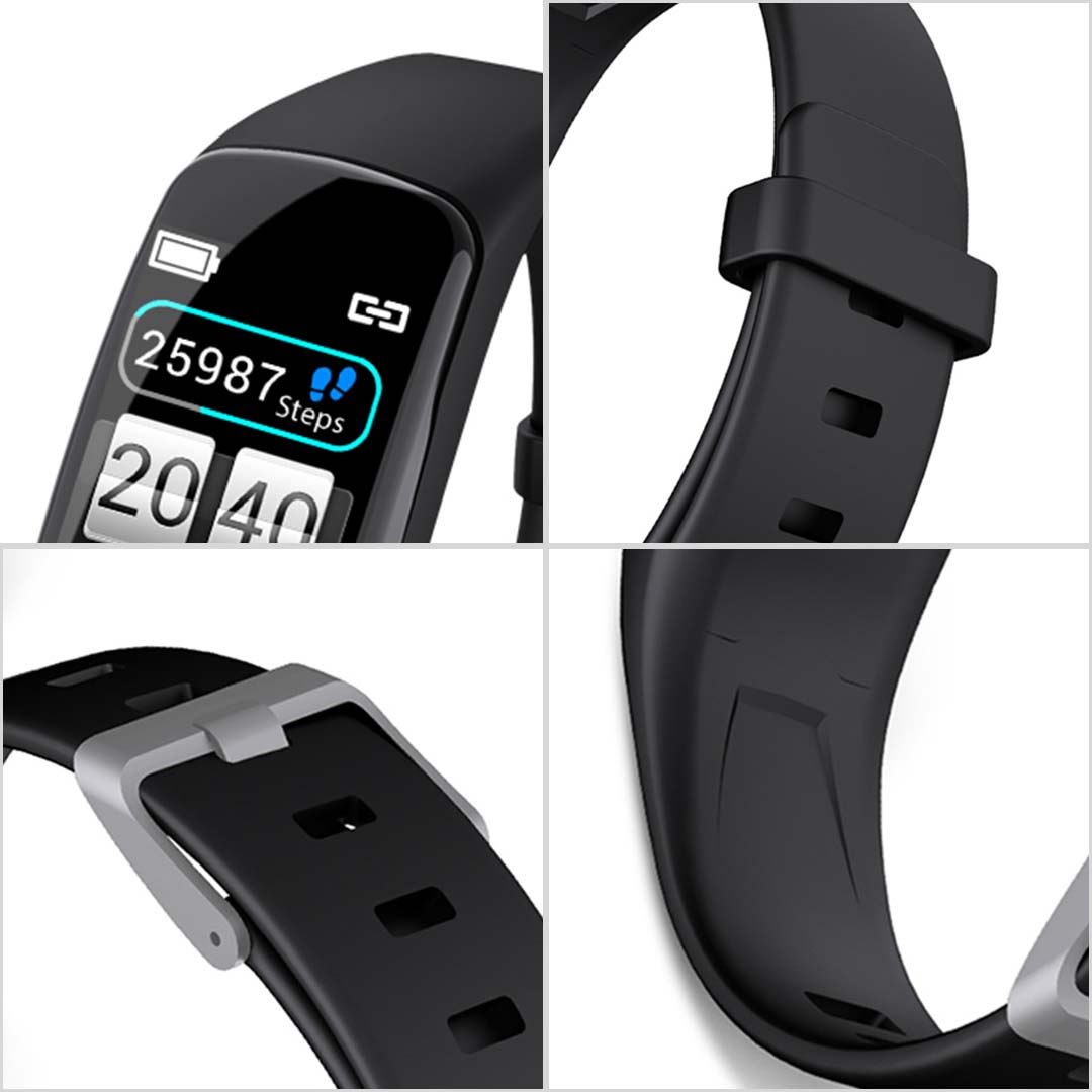 Premium 2x Sport Monitor Wrist Touch Fitness Tracker Smart Watch Blue - image2