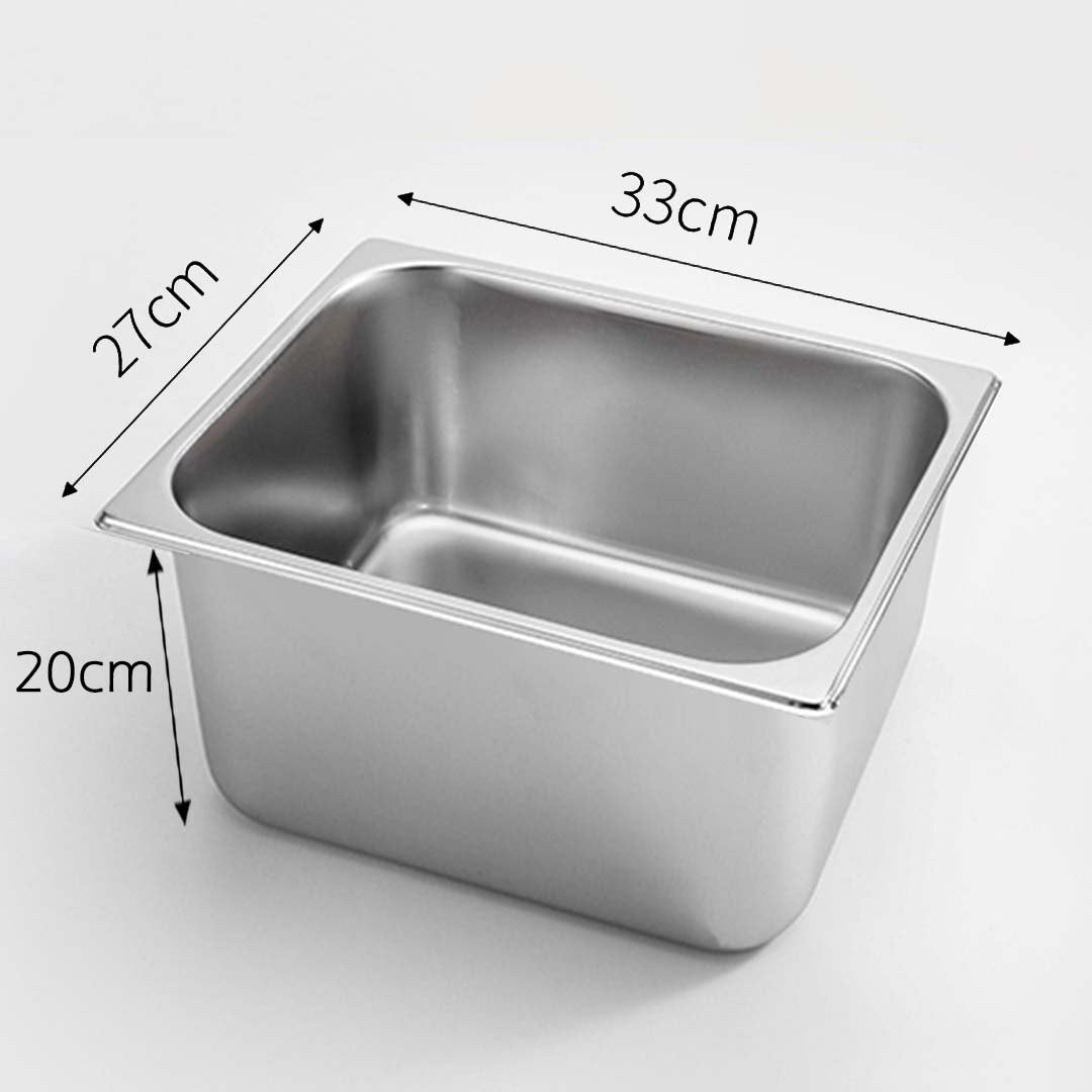 Premium 12X Gastronorm GN Pan Full Size 1/2 GN Pan 20cm Deep Stainless Steel Tray - image2