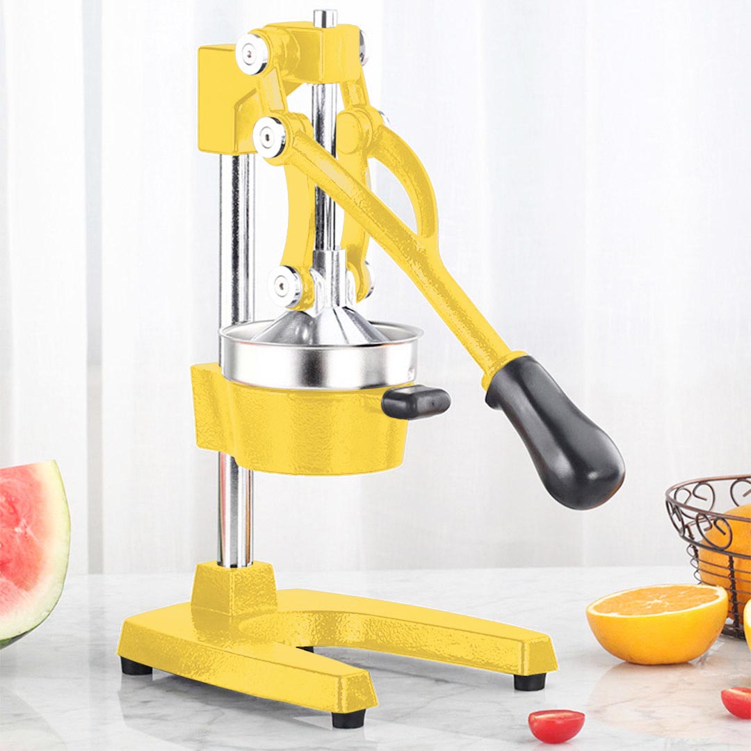Premium Commercial Manual Juicer Hand Press Juice Extractor Squeezer Orange Citrus Yellow - image2