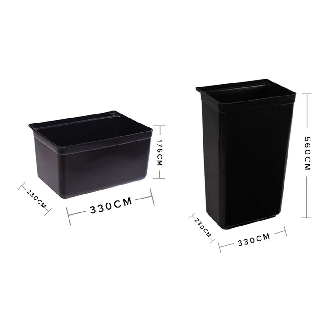 Premium 2x Large Food Trolley Utility Cart Waste Storage Bin - image2