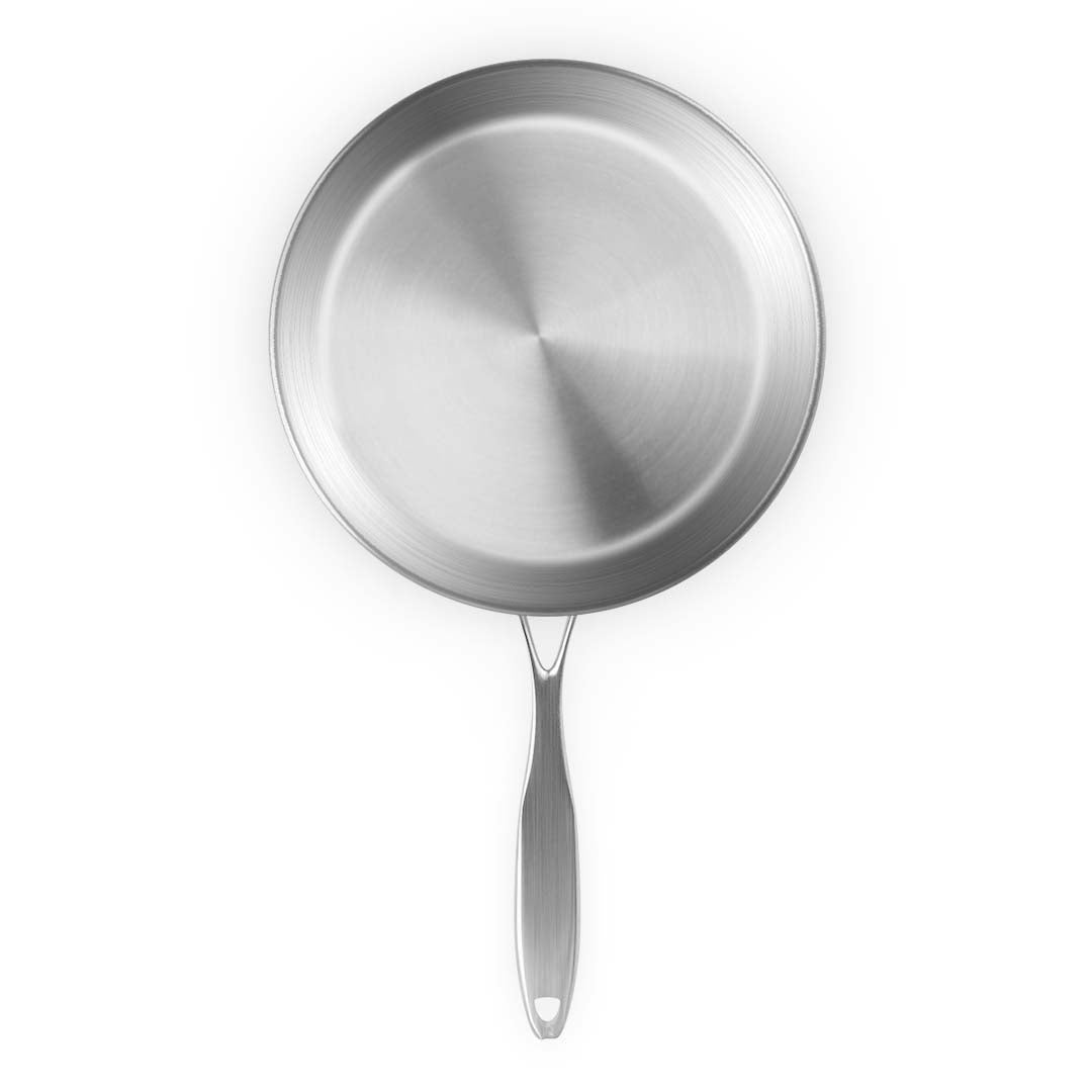 Premium 4X Stainless Steel Fry Pan Frying Pan Top Grade Induction Skillet Cooking FryPan - image2