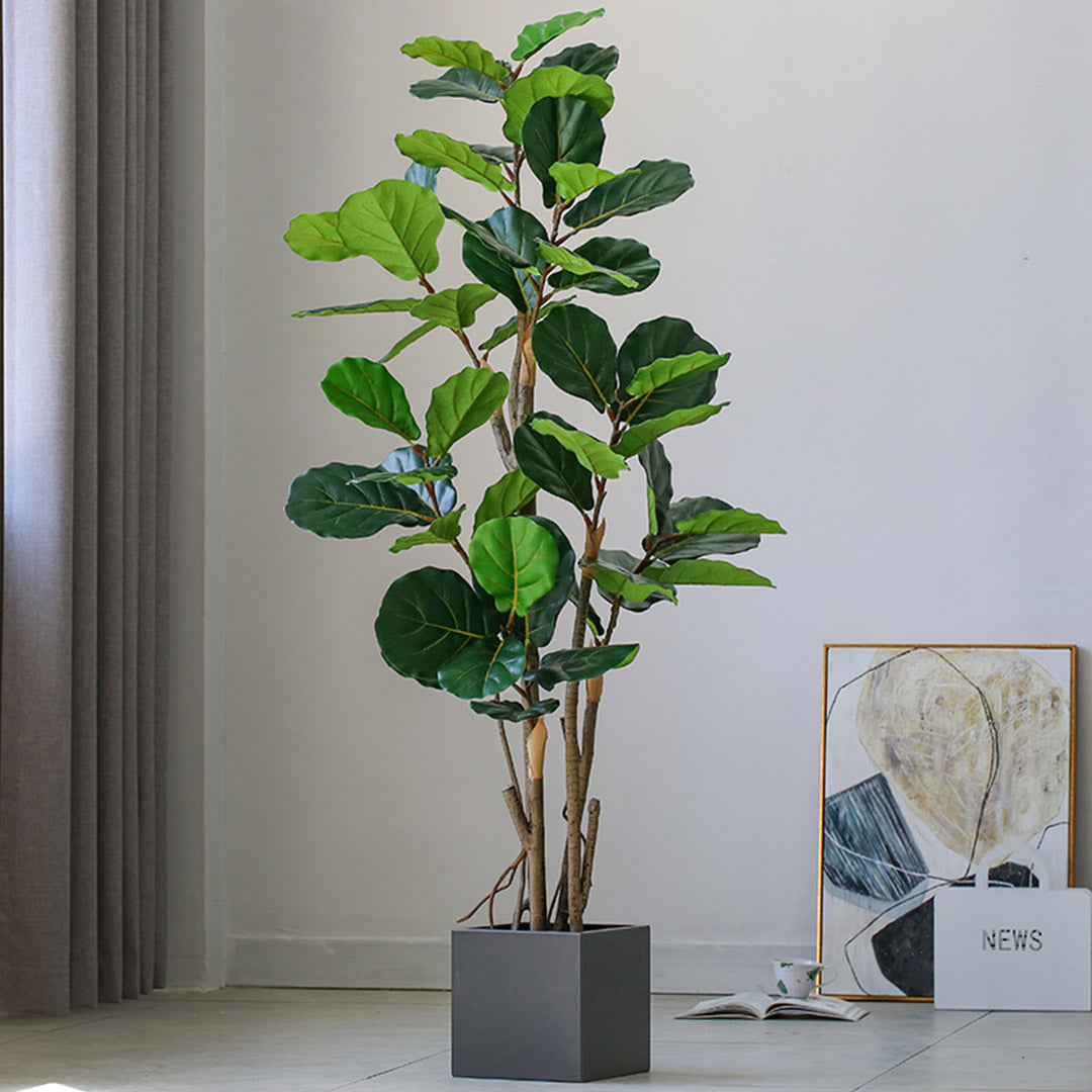 Premium 95cm Green Artificial Indoor Pocket Money Tree Fake Plant Simulation Decorative - image3