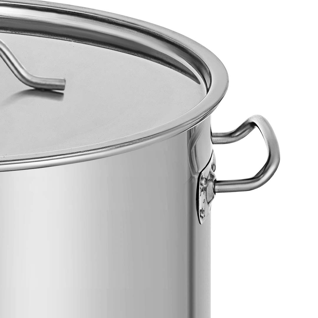 Premium Stainless Steel Brewery Pot 33L 71L With Beer Valve 35CM 45CM - image3