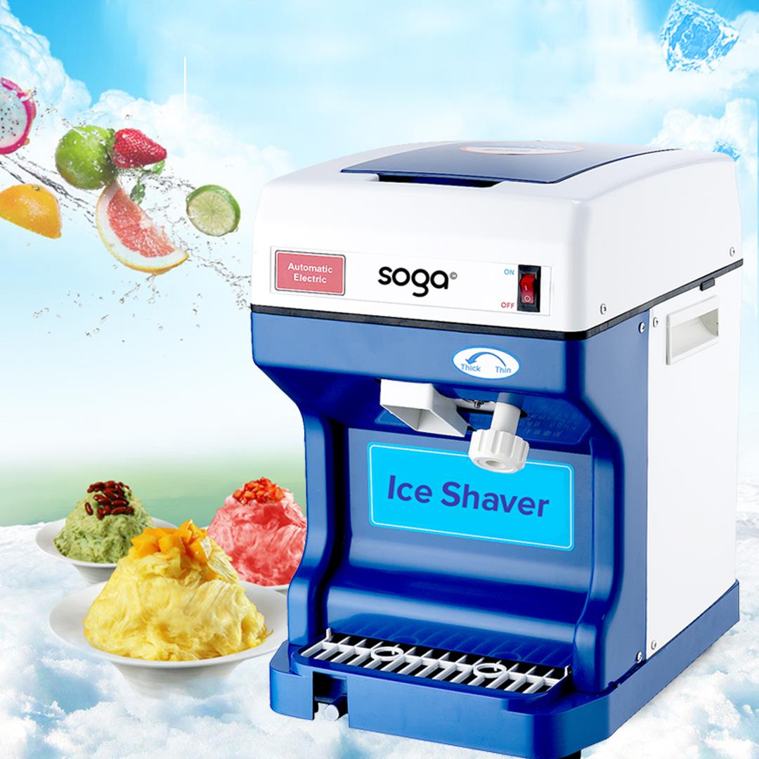 Premium Ice Shaver Commercial Electric Stainless Steel Ice Crusher Slicer Machine 120KG/h - image3