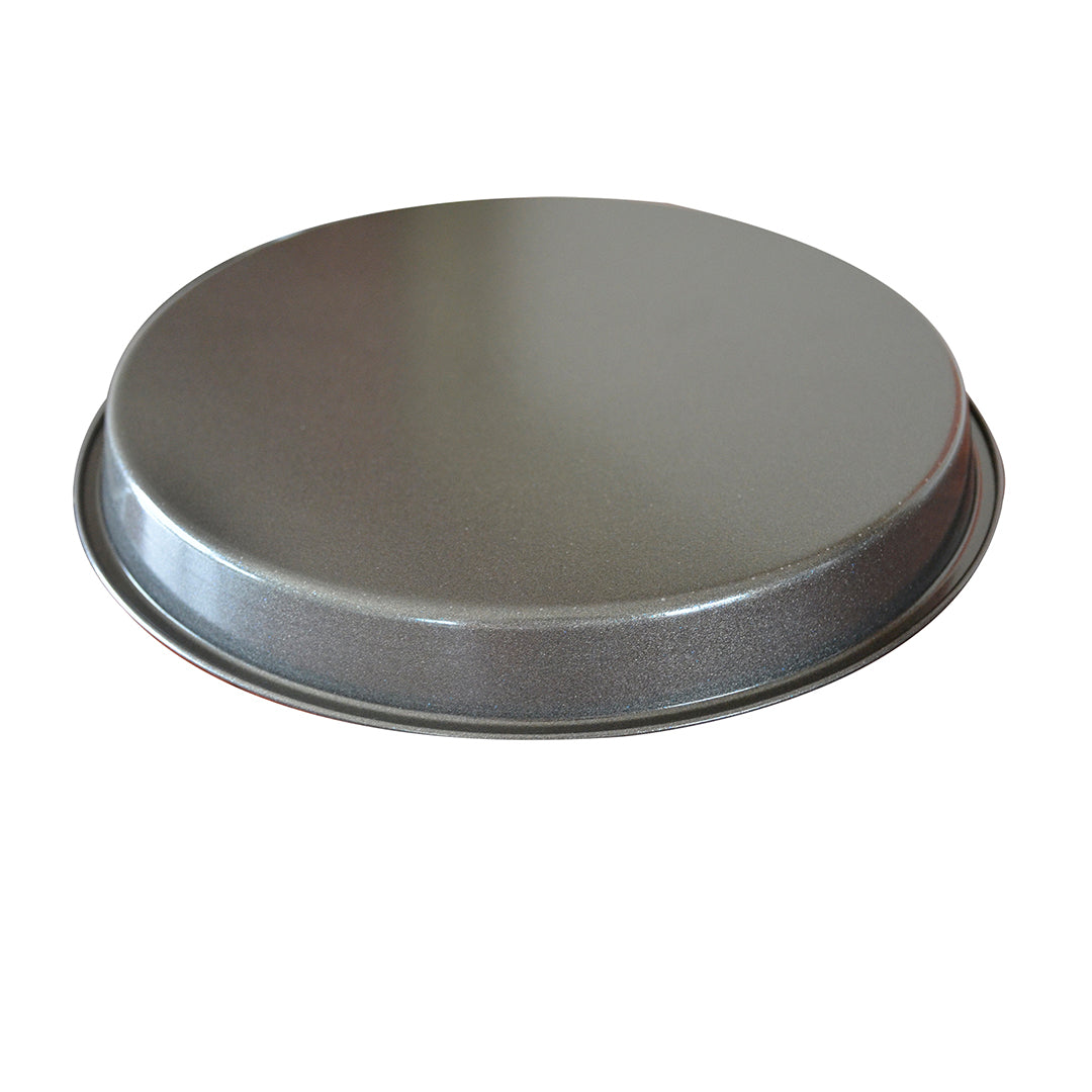 Premium 6X 10-inch Round Black Steel Non-stick Pizza Tray Oven Baking Plate Pan - image3