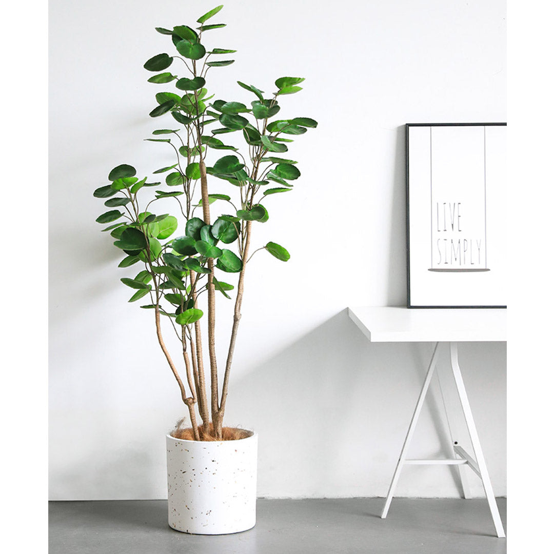 Premium 2X 150cm Green Artificial Indoor Pocket Money Tree Fake Plant Simulation Decorative - image3