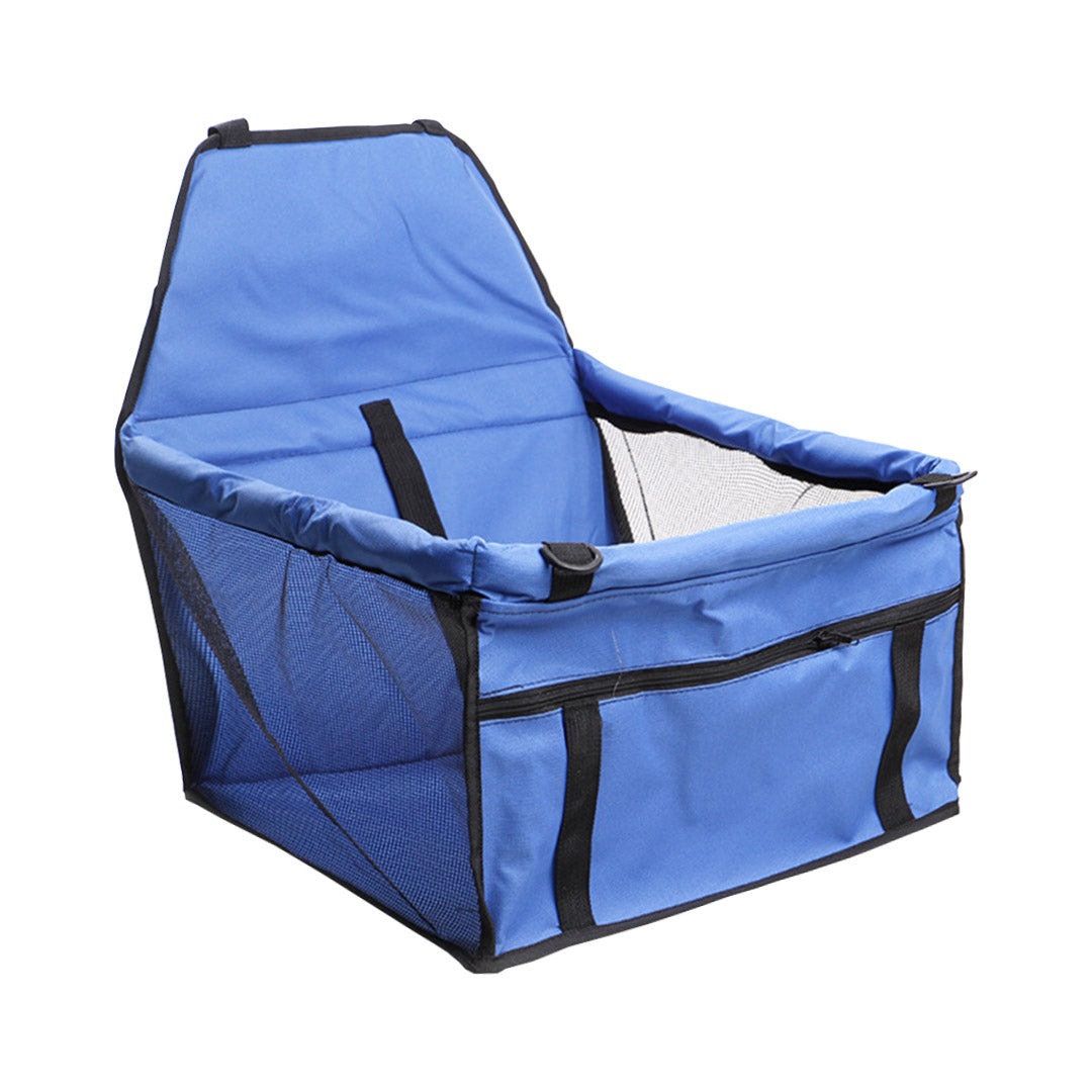 Premium Waterproof Pet Booster Car Seat Breathable Mesh Safety Travel Portable Dog Carrier Bag - image3