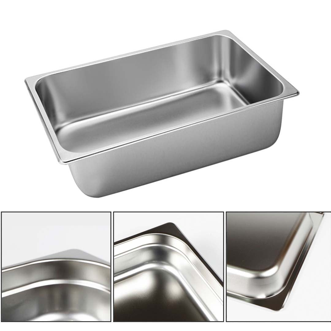 Premium 12X Gastronorm GN Pan Full Size 1/1 GN Pan 20cm Deep Stainless Steel Tray - image3