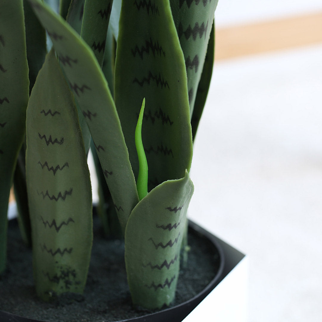 Premium 4X 95cm Artificial Indoor Snake Sansevieria Plant Fake Decoration Tree Flower Pot - image3