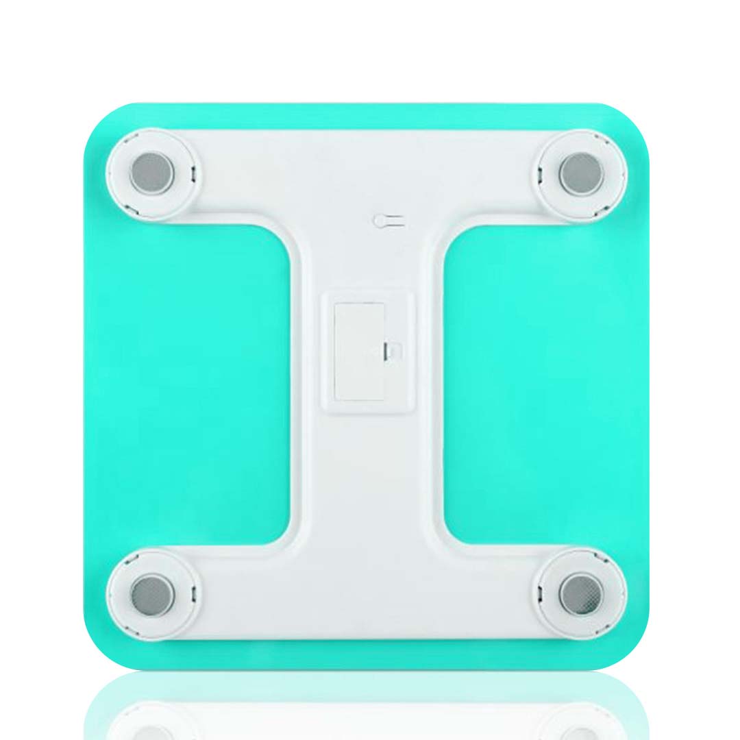Premium 180kg Digital Fitness Weight Bathroom Gym Body Glass LCD Electronic Scales Blue - image2