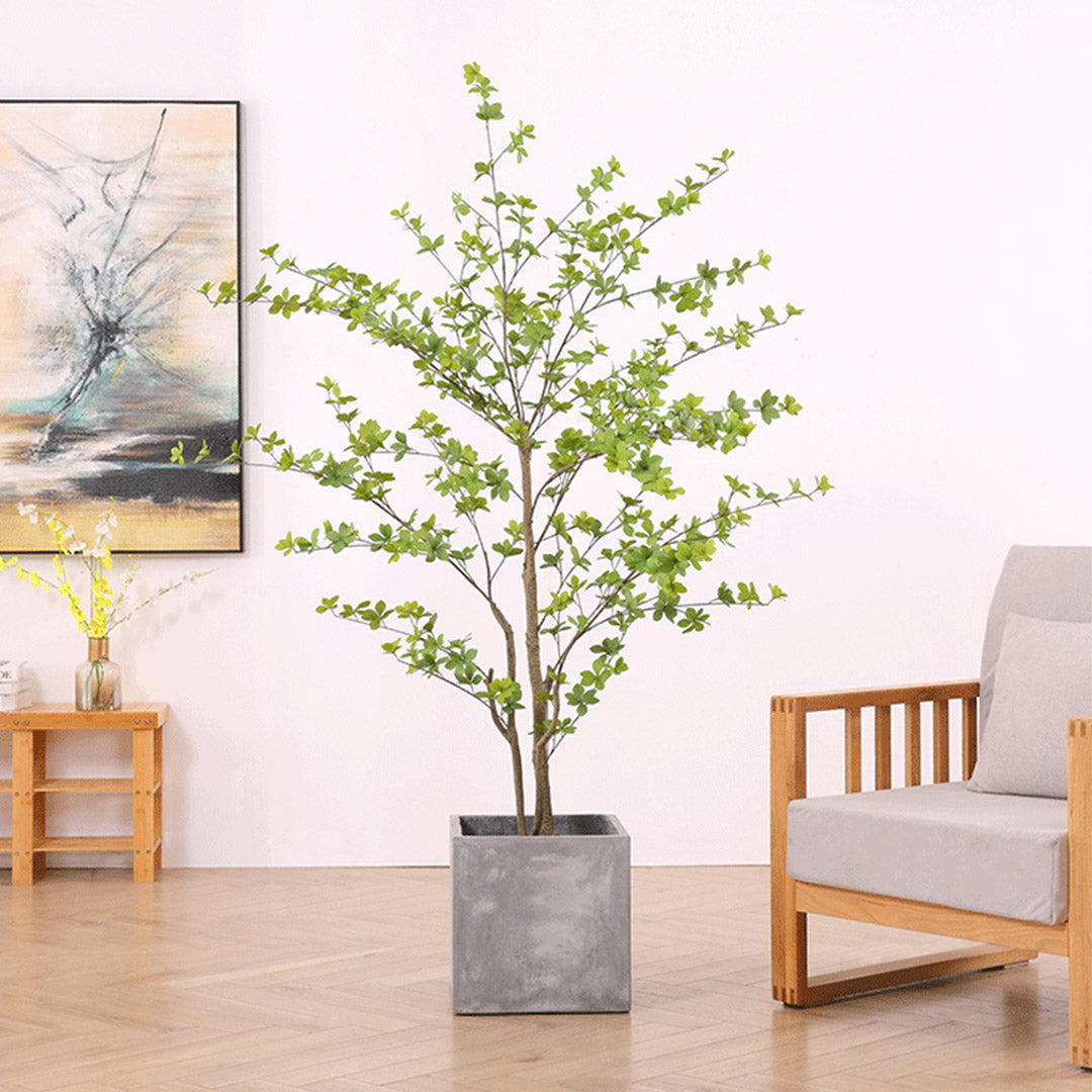 4X 150cm Green Artificial Indoor Watercress Tree Fake Plant Simulation Decorative - image3