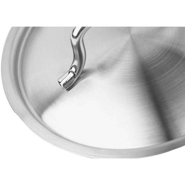 Premium 45cm Top Grade Stockpot Lid Stainless Steel Stock pot Cover - image3