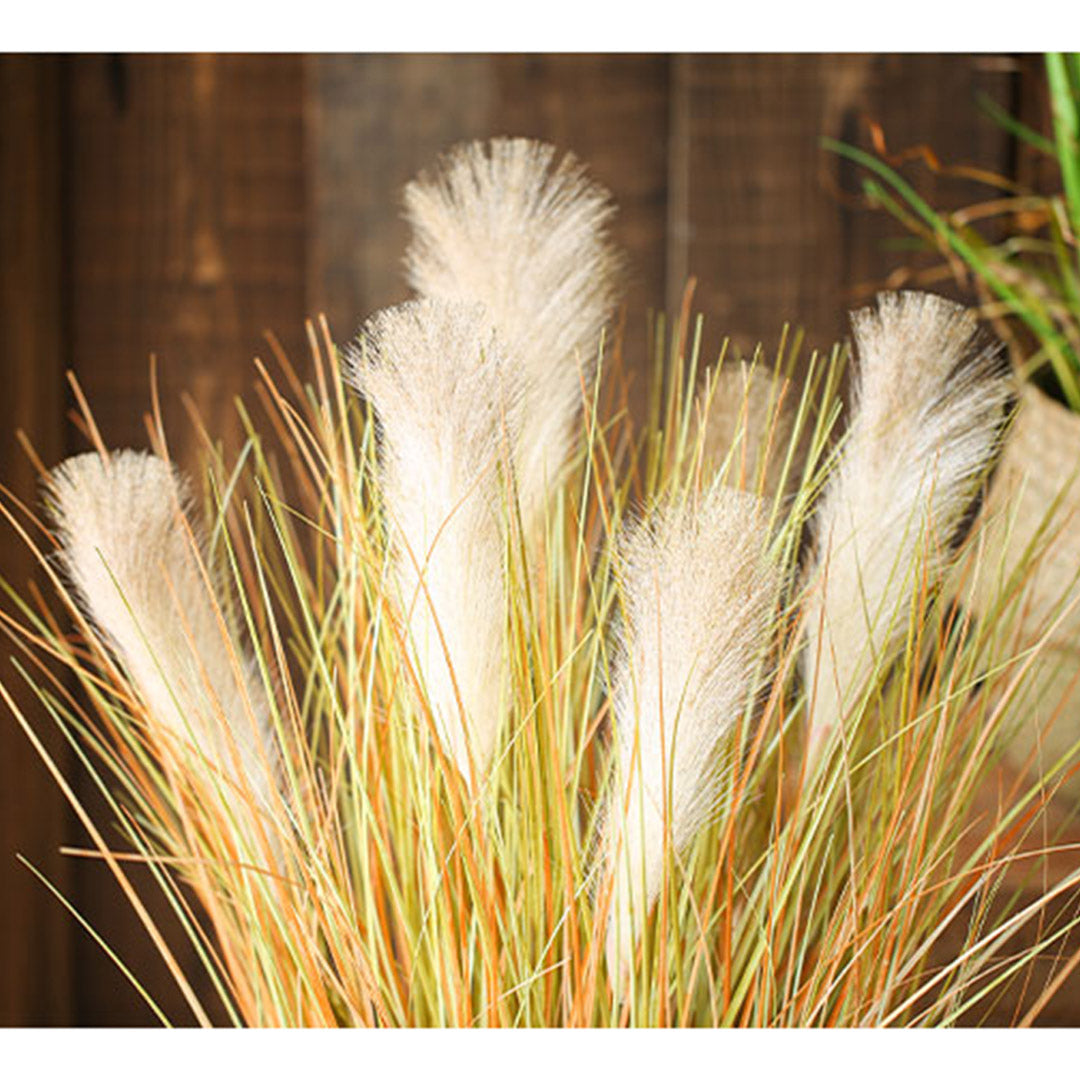 Premium 137cm Artificial Indoor Potted Reed Bulrush Grass Tree Fake Plant Simulation Decorative - image4