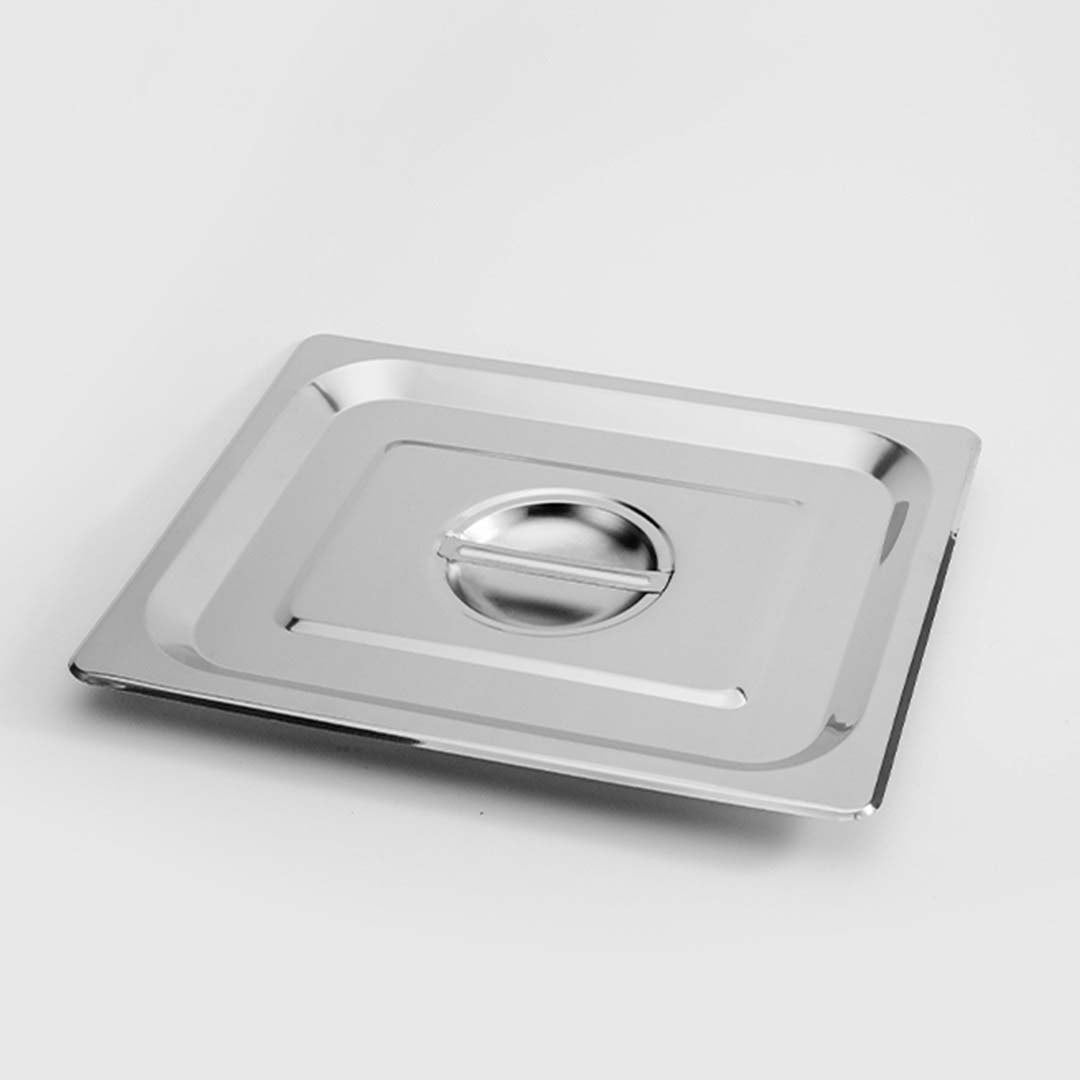 Premium 2X Gastronorm GN Pan Full Size 1/2 GN Pan 10cm Deep Stainless Steel Tray With Lid - image4