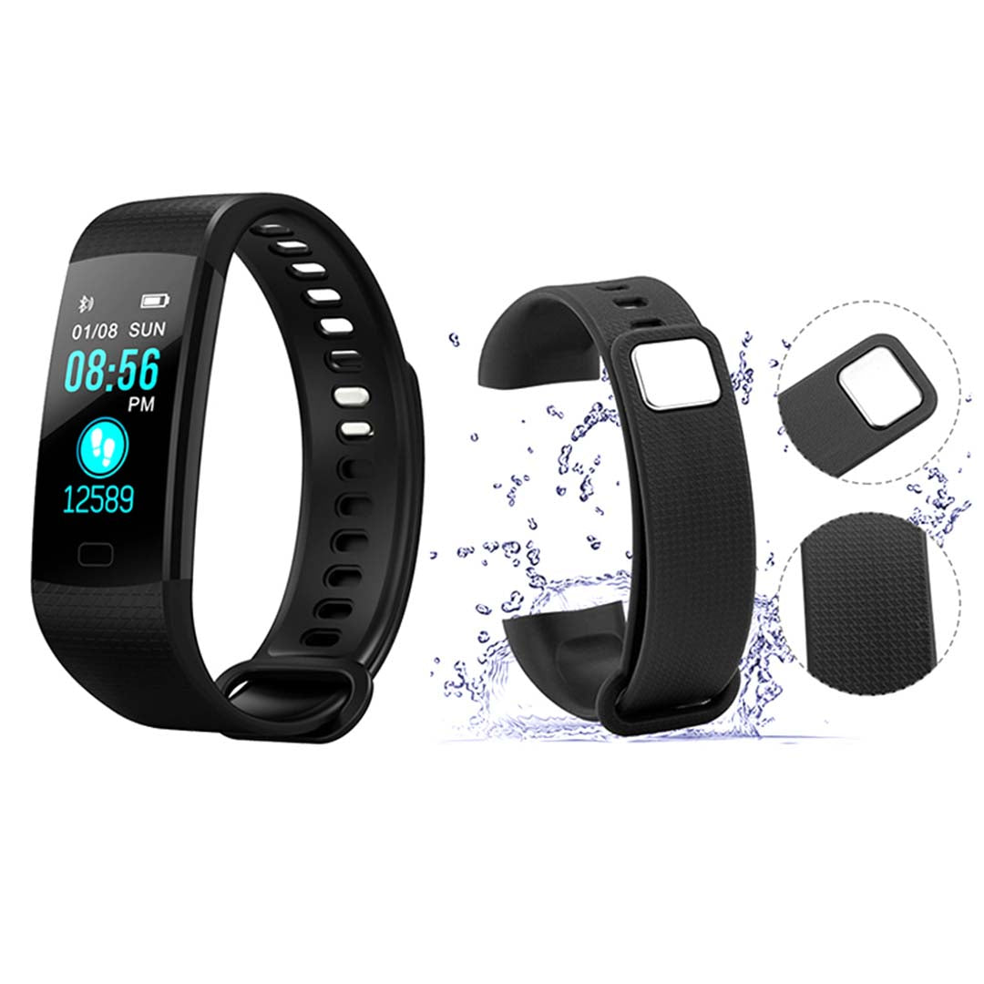 Premium 2X Sport Smart Watch Health Fitness Wrist Band Bracelet Activity Tracker Purple - image4