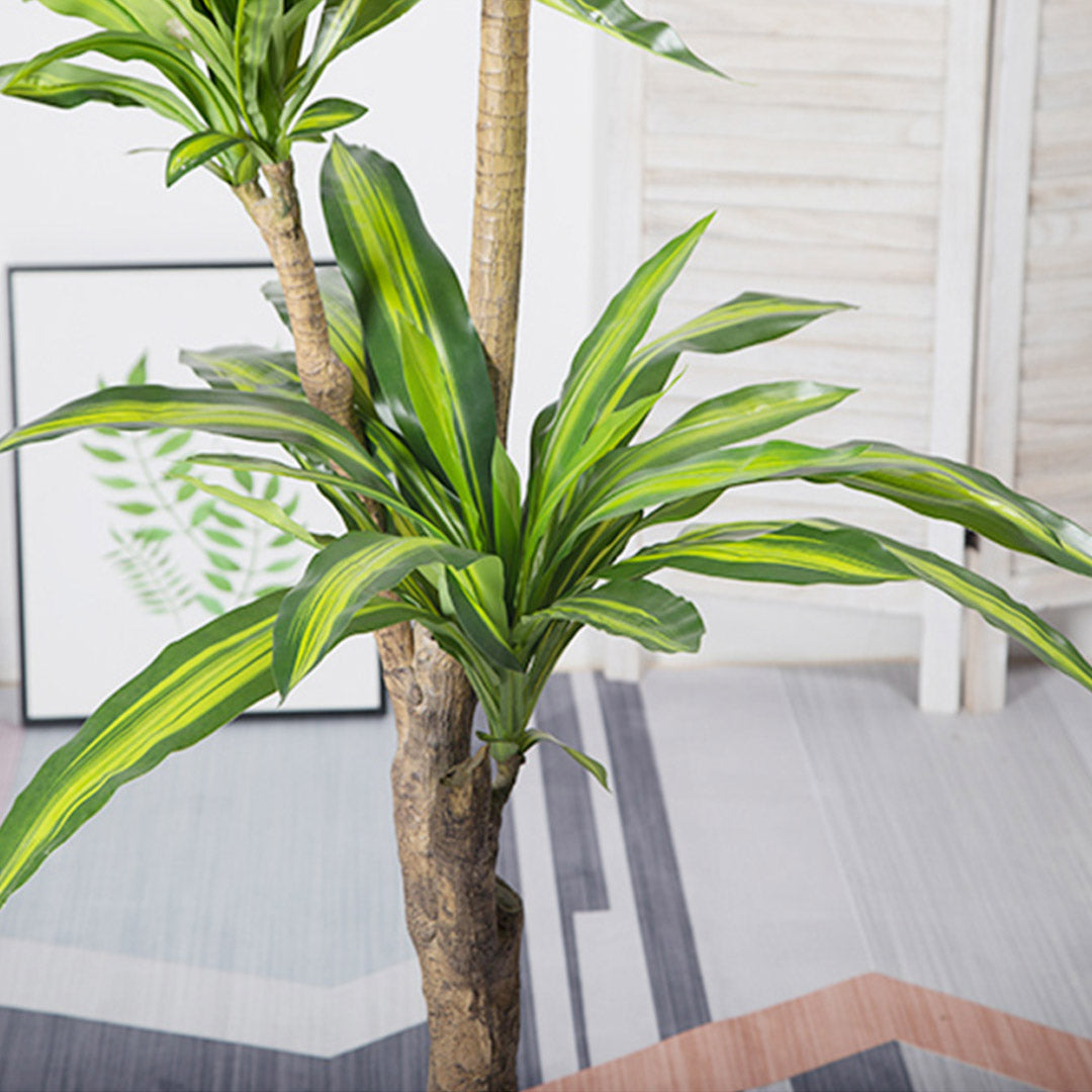 Premium 4X 180cm Green Artificial Indoor Brazlian Iron Tree Fake Plant Decorative 4 Heads - image4