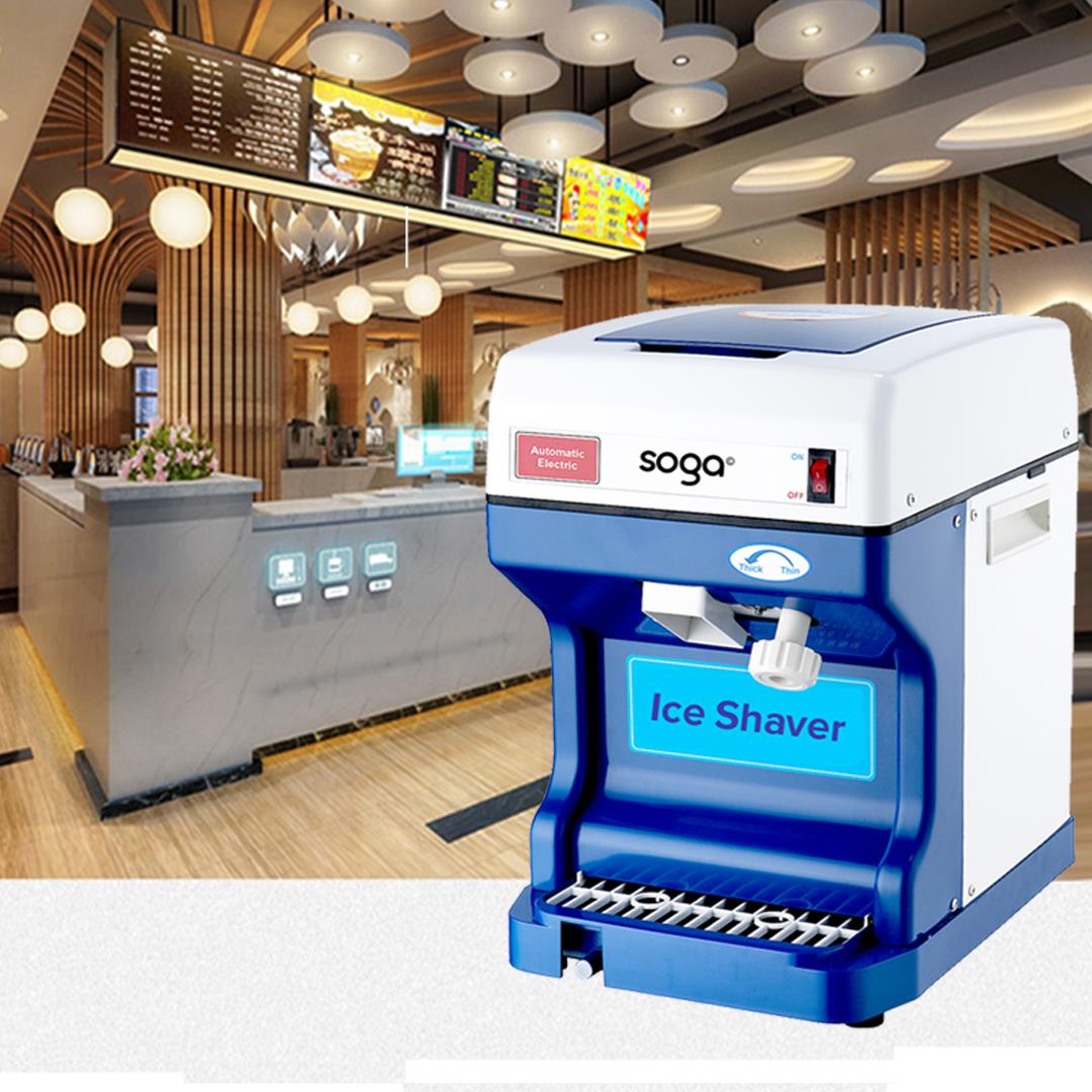 Premium Ice Shaver Commercial Electric Stainless Steel Ice Crusher Slicer Machine 120KG/h - image4