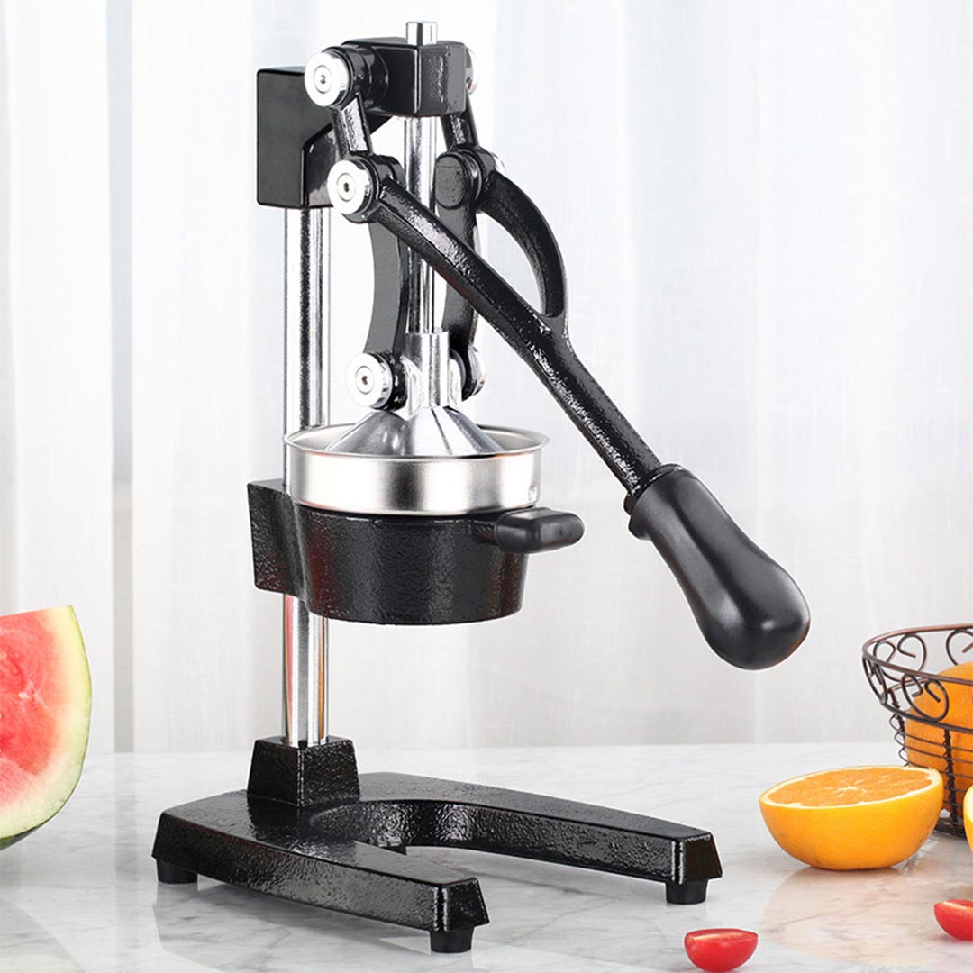 Premium Commercial Manual Juicer Hand Press Juice Extractor Squeezer Orange Citrus Black - image5