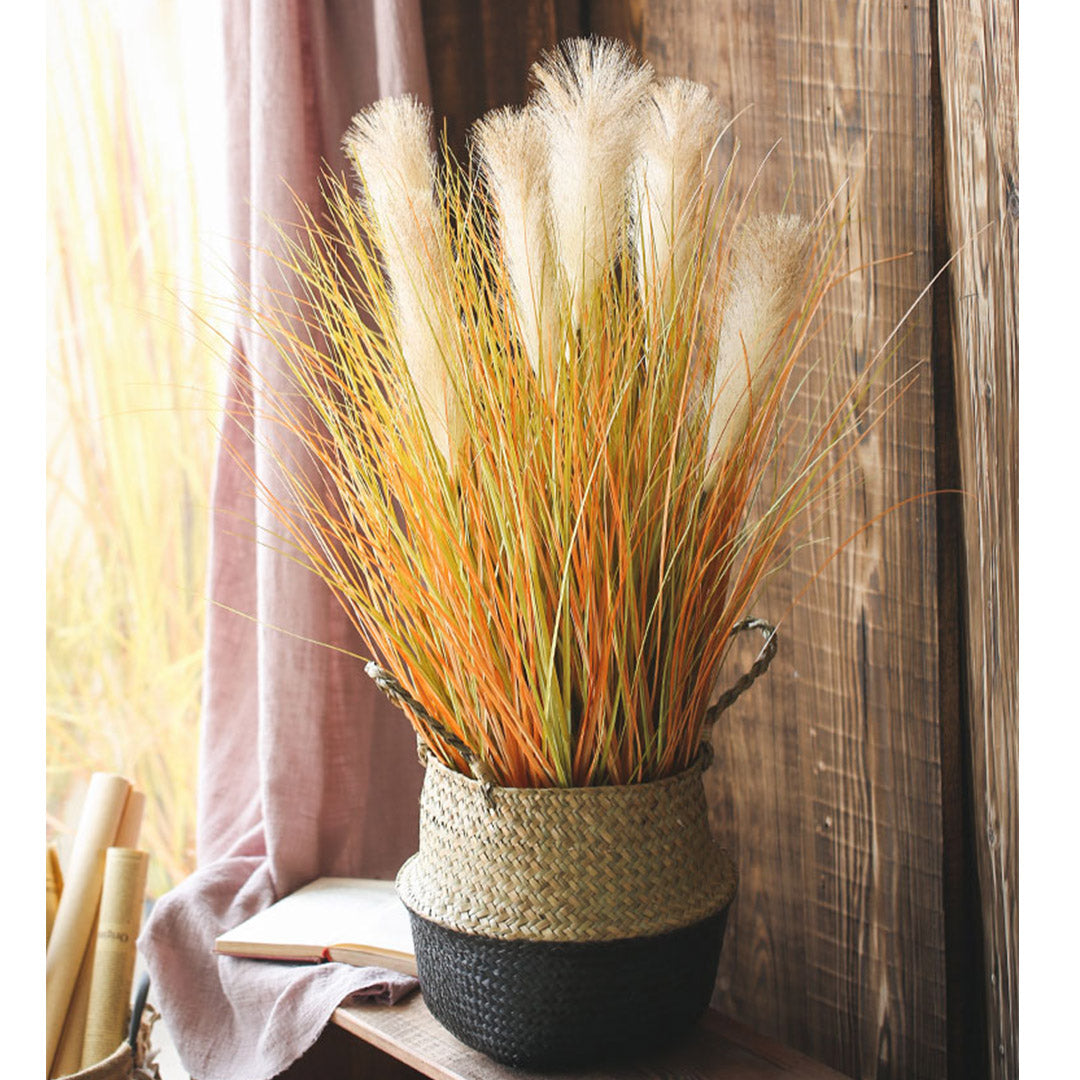 Premium 4X 137cm Artificial Indoor Potted Reed Bulrush Grass Tree Fake Plant Simulation Decorative - image5