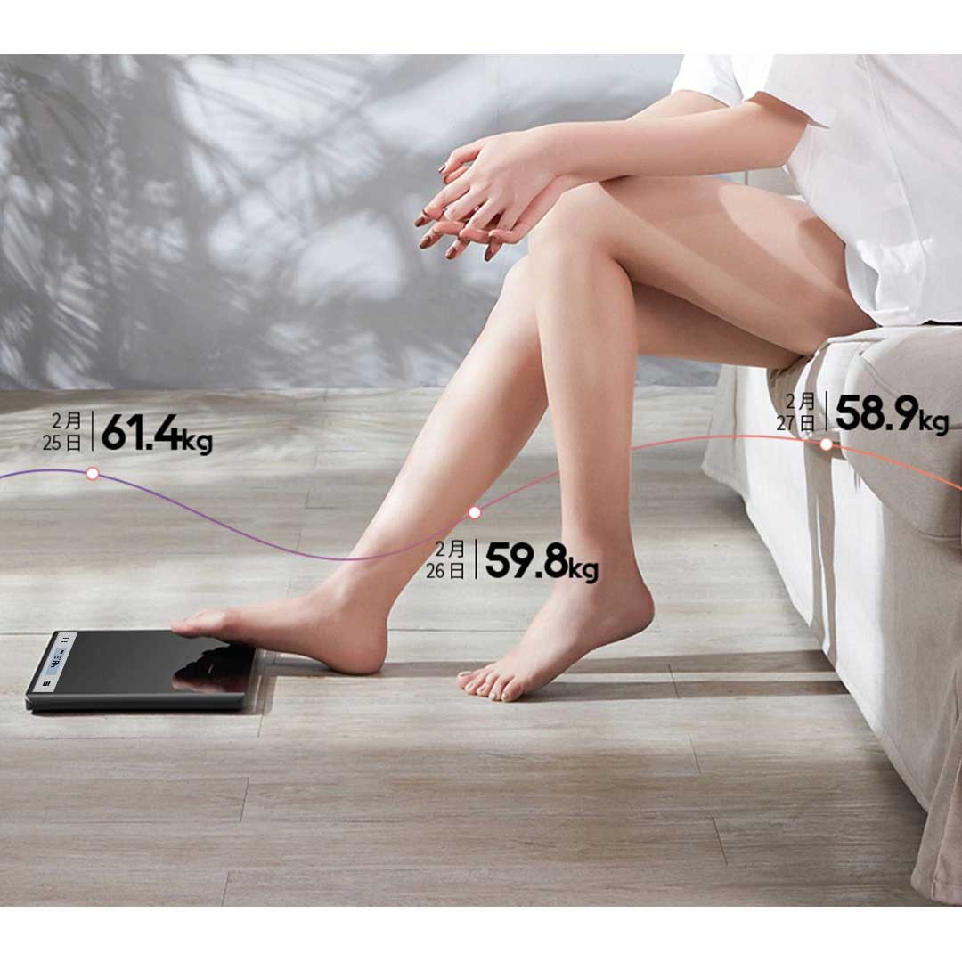 Premium 180kg Electronic Talking Scale Weight Fitness Glass Bathroom Scale LCD Display Stainless - image5