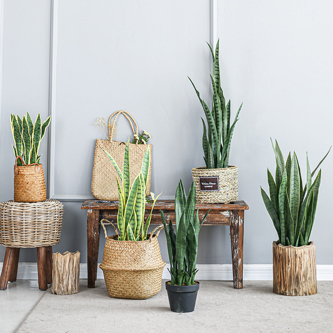 Premium 4X 95cm Artificial Indoor Snake Sansevieria Plant Fake Decoration Tree Flower Pot - image5